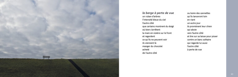 Extrait du livre de martin ott "Le fleuve avec un grand R" • Recueil de poésies et de photographies sur le Rhin.